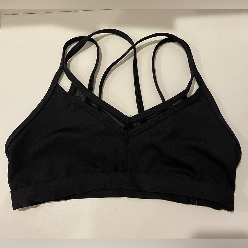 Chelsea B Dancewear black bra top - Adult M
